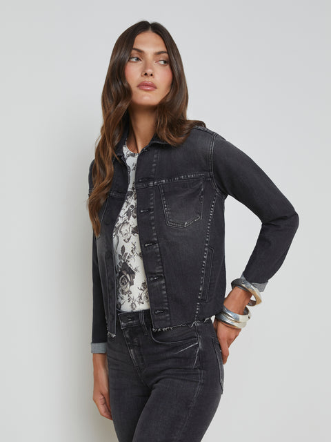 Janelle Denim Jacket jacket L'AGENCE Sale