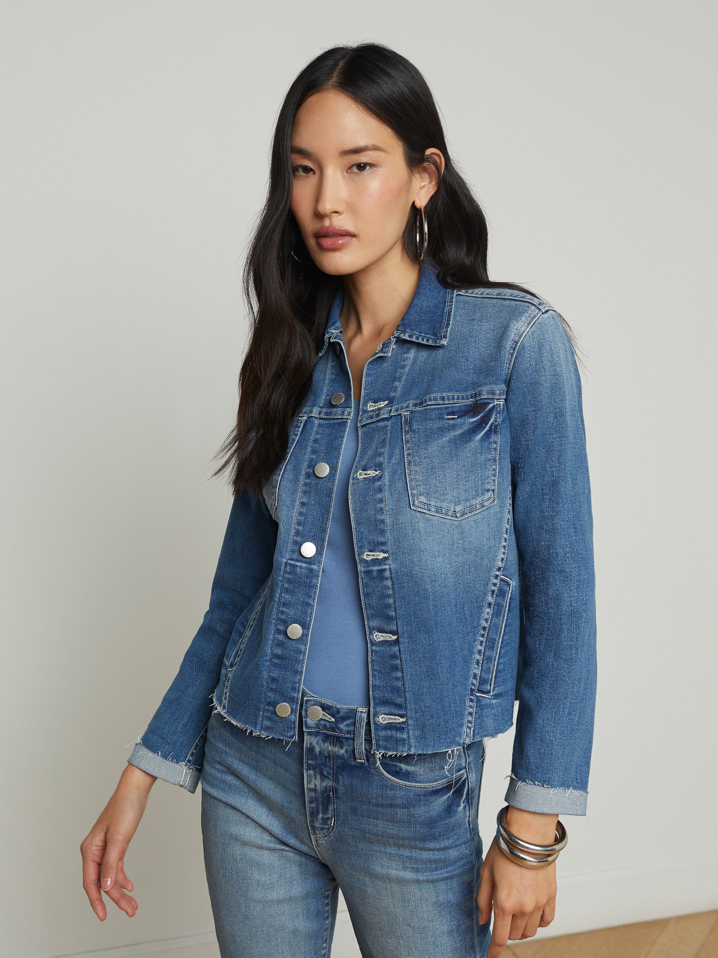 Janelle Denim Jacket jacket L'AGENCE