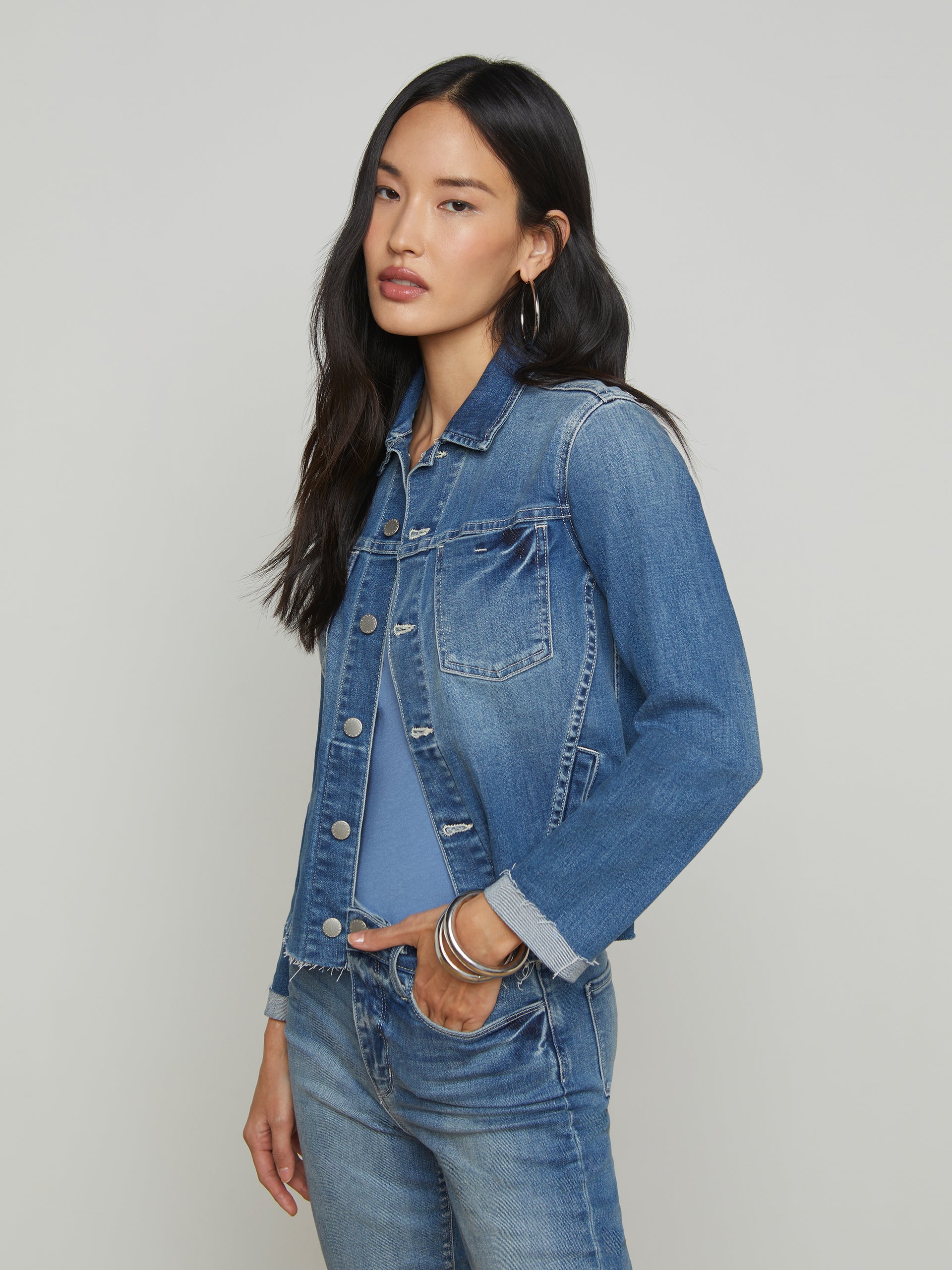 Janelle Denim Jacket jacket L'AGENCE