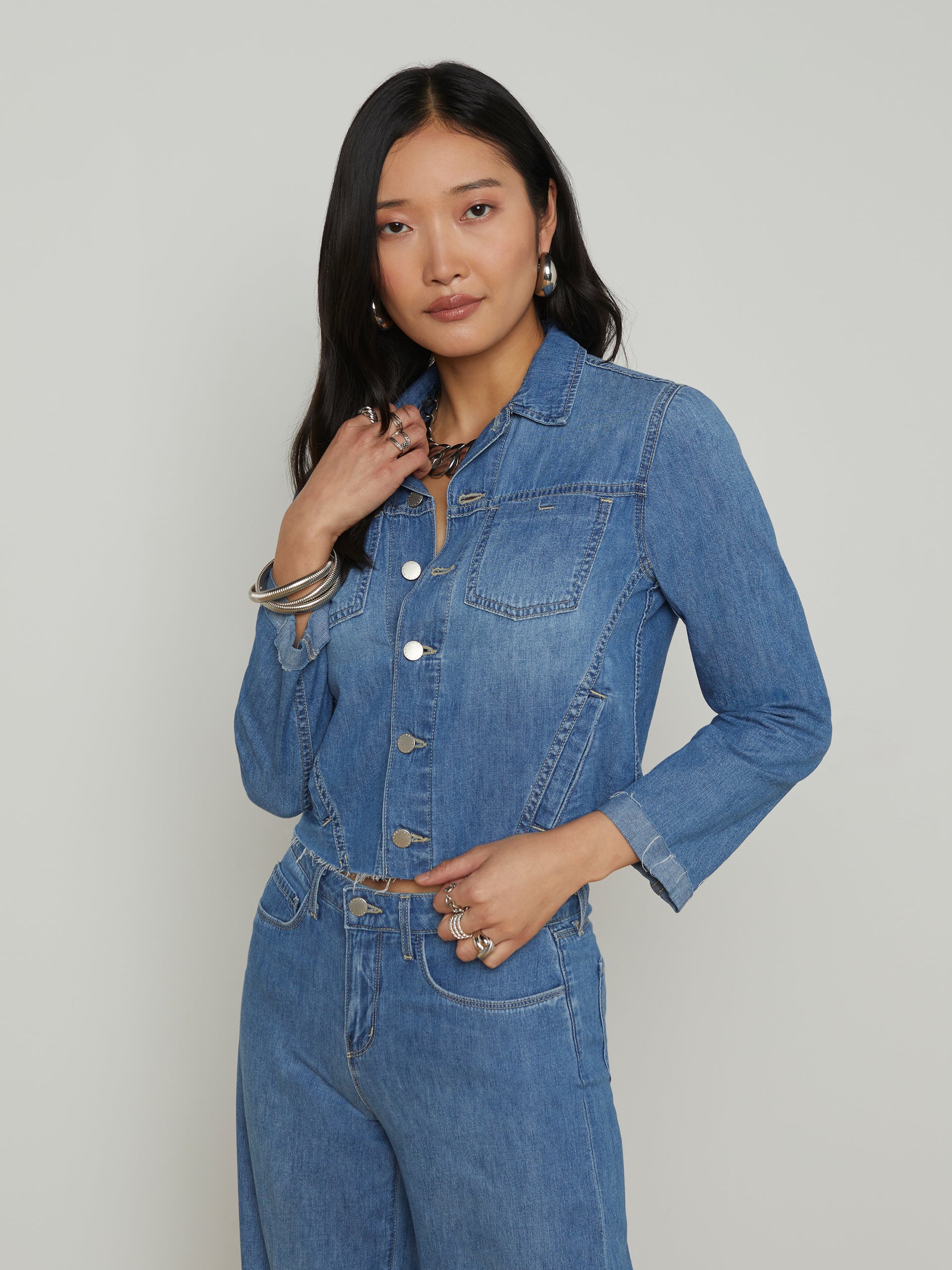 Janelle Denim Jacket jacket L'AGENCE