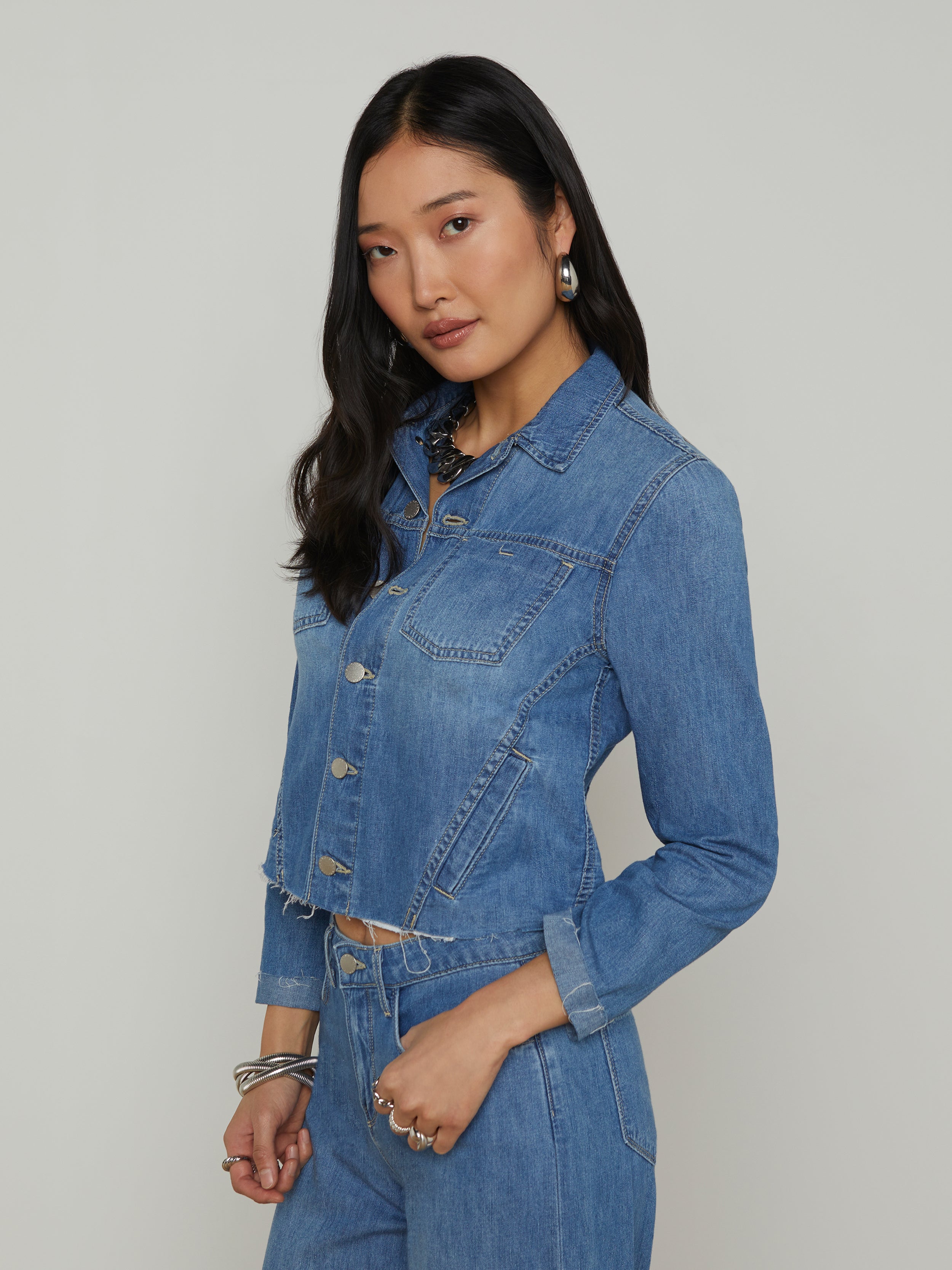 Janelle Denim Jacket jacket L'AGENCE