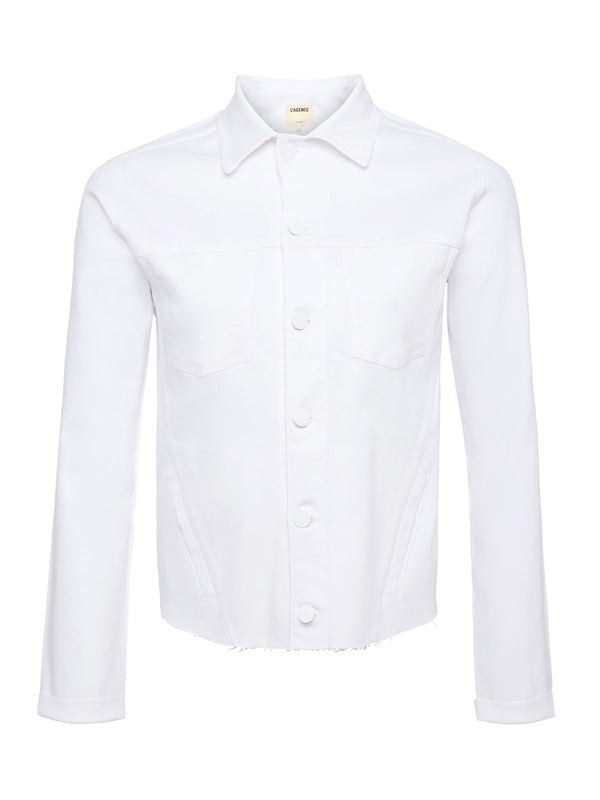 Janelle Coated Denim Jacket jacket L'AGENCE Sale