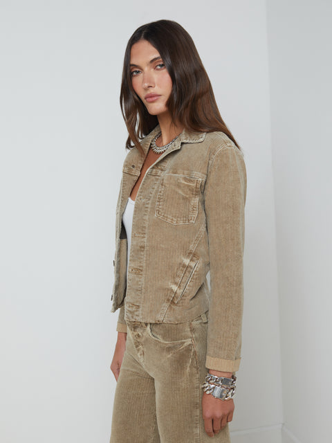 Janelle Corduroy Jacket jacket L'AGENCE   