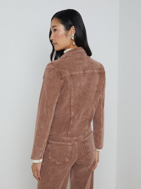 Janelle Corduroy Jacket jacket L'AGENCE   