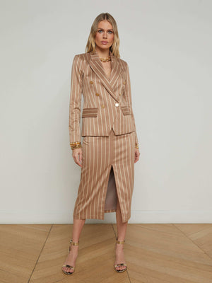 Kenzie Striped Blazer blazer L'AGENCE
