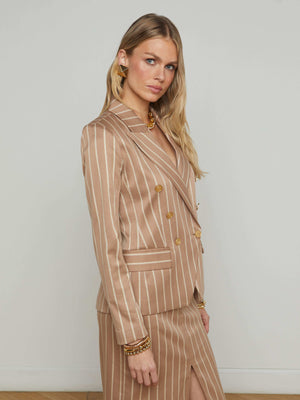 Kenzie Striped Blazer blazer L'AGENCE