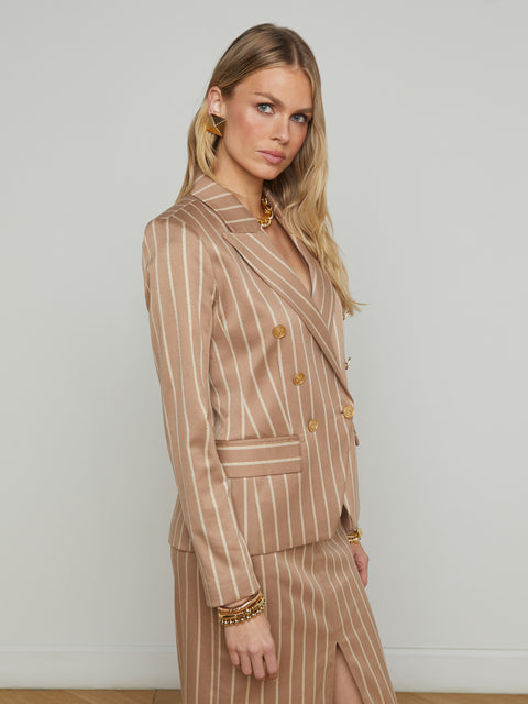 Kenzie Striped Blazer blazer L'AGENCE