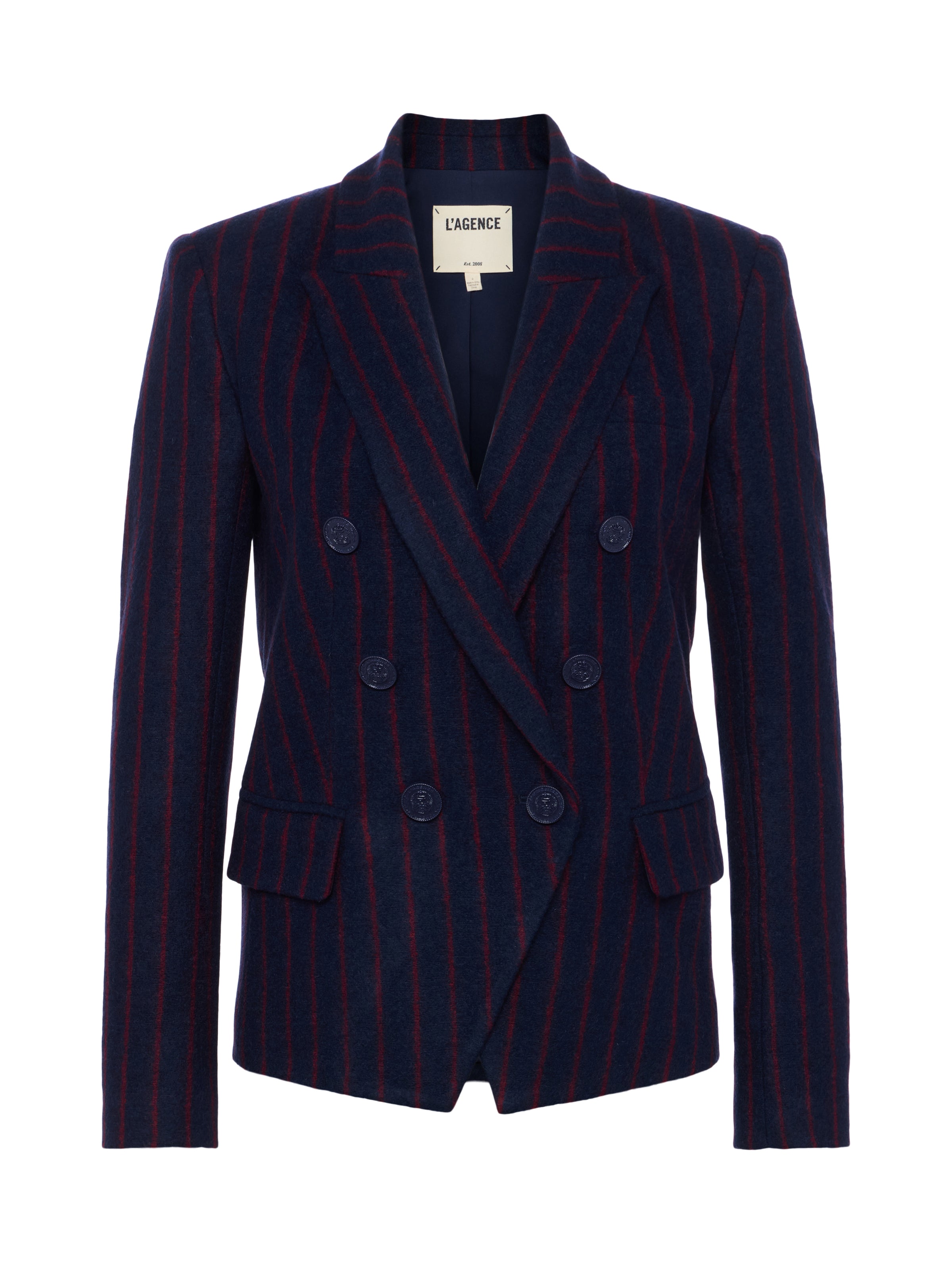 Kenzie Pinstriped Blazer IN RUNWAY L'AGENCE