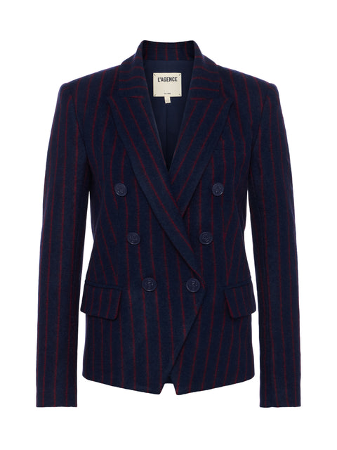 Kenzie Pinstriped Blazer IN RUNWAY L'AGENCE