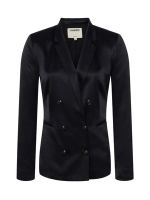 Colin Silk Charmeuse Blazer blazer L'AGENCE   