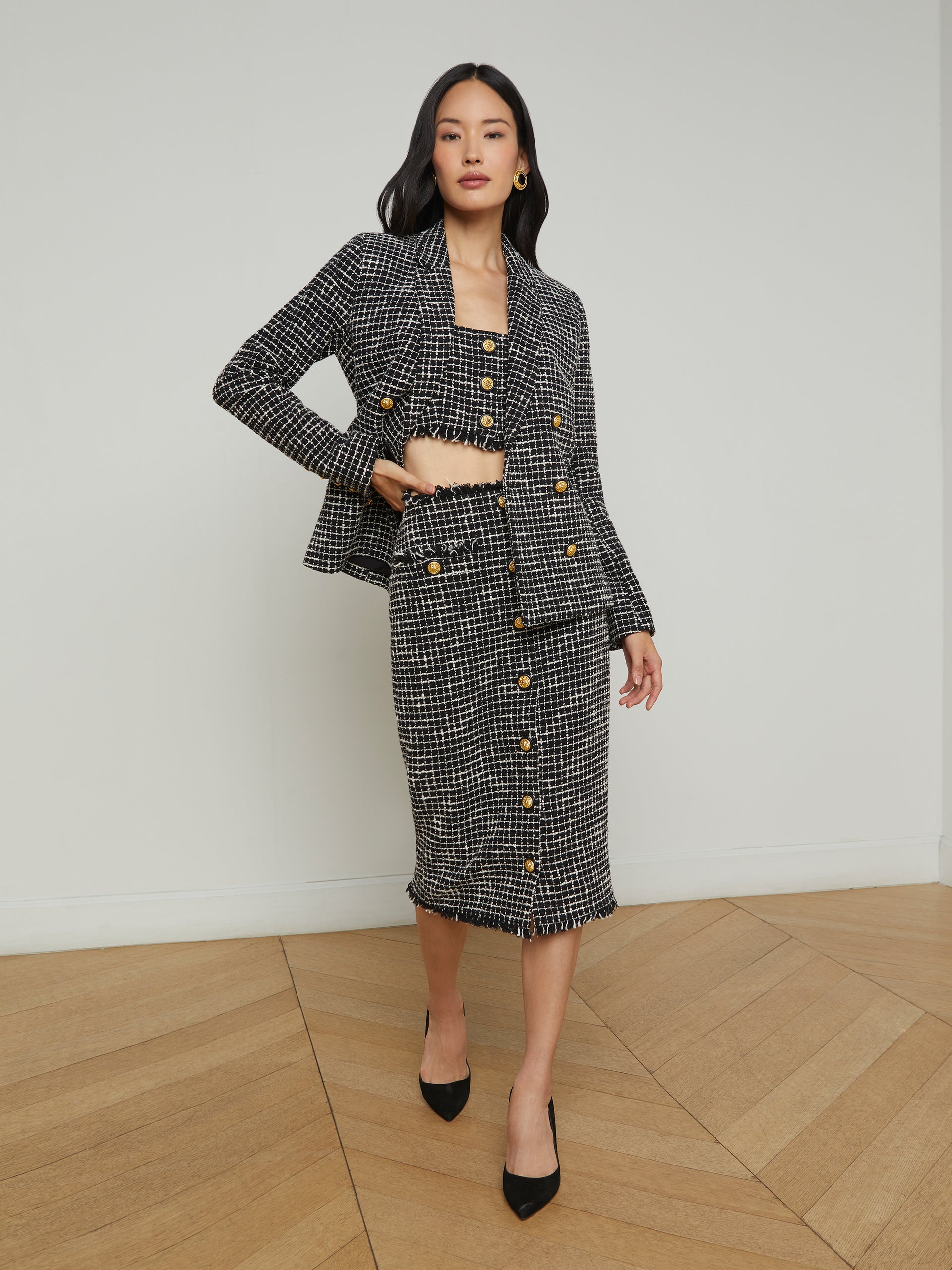 Colin Tweed Blazer blazer L'AGENCE