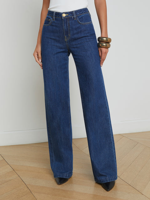 Clayton Wide-Leg Jean jean L'AGENCE   