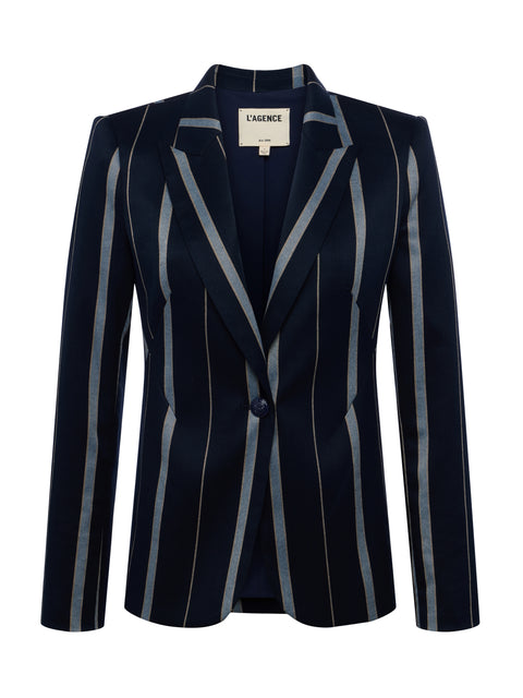 Clementine Striped Blazer blazer L'AGENCE