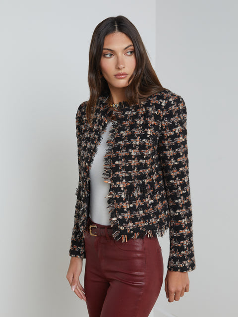 Angelina Tweed Jacket jacket L'AGENCE   