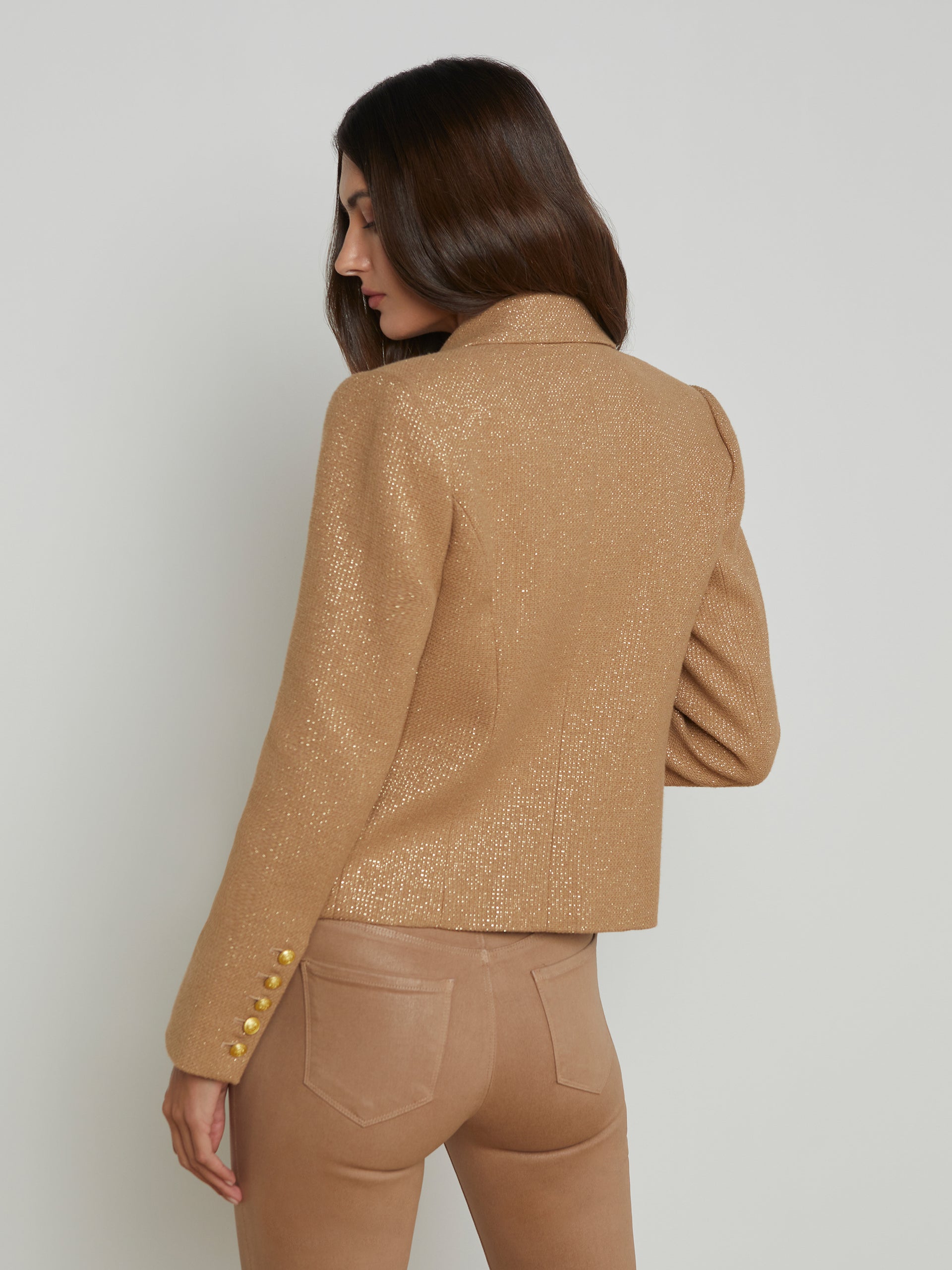 Brooke Open-Front Blazer blazer L'AGENCE