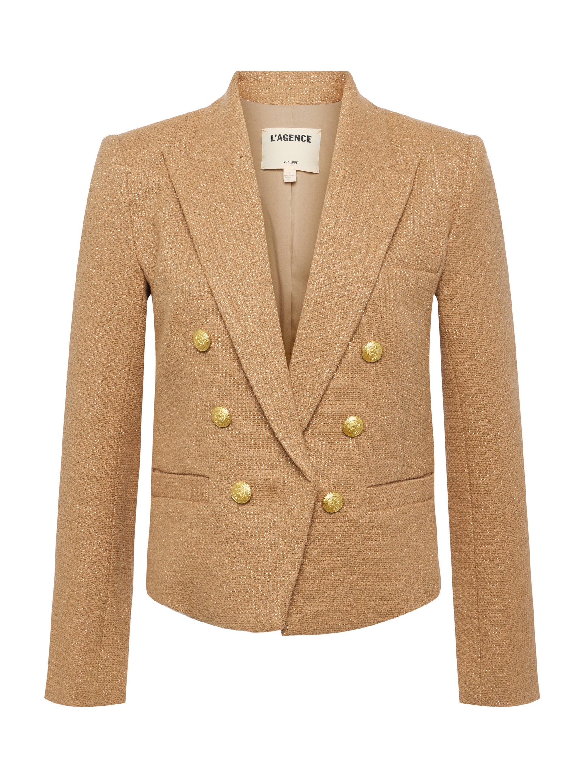 Brooke Open-Front Blazer blazer L'AGENCE