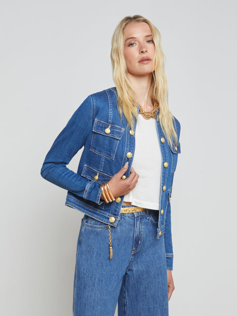 Yari Denim Jacket jacket L'AGENCE   