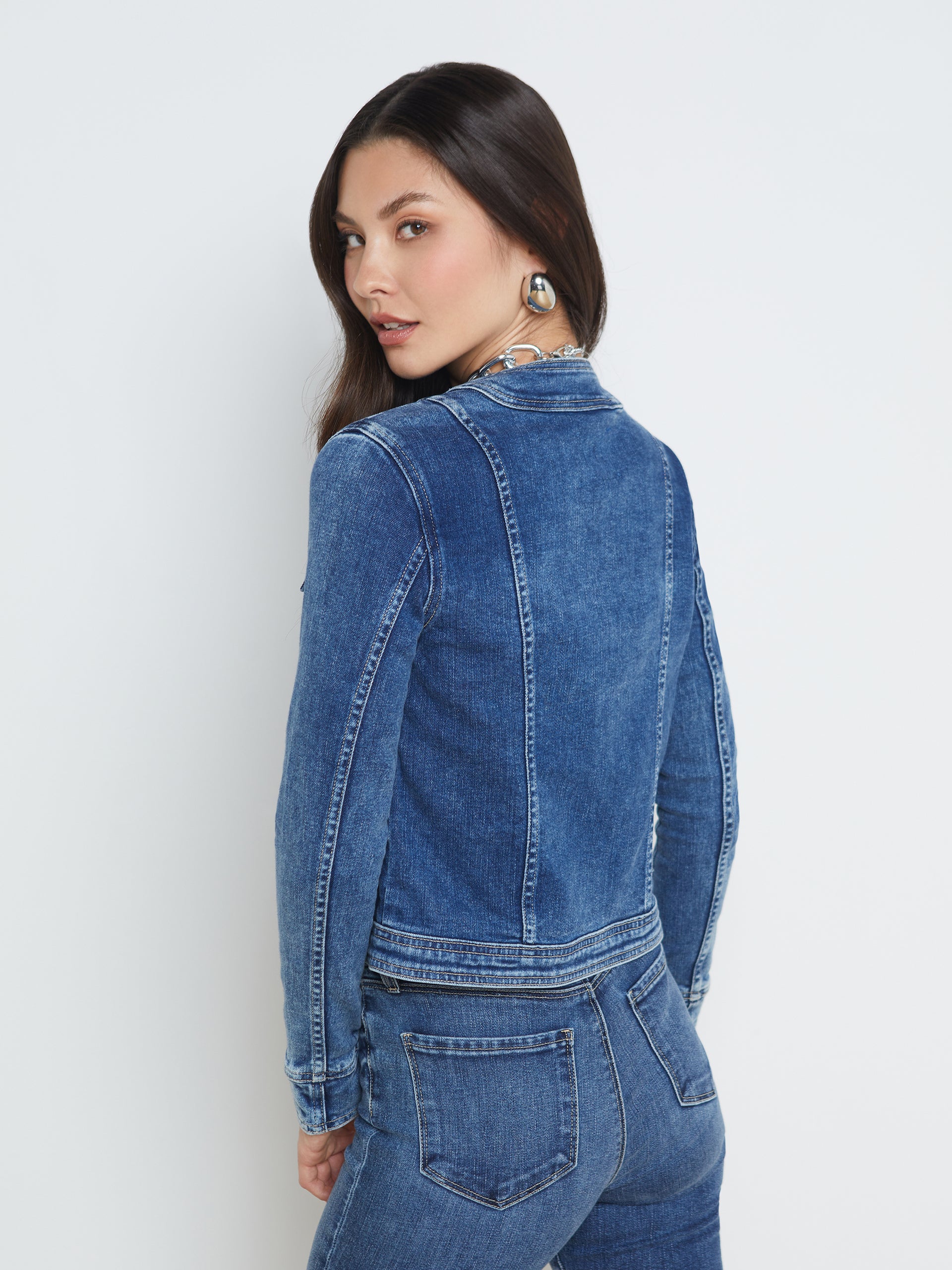 Yari Denim Jacket jacket L'AGENCE   