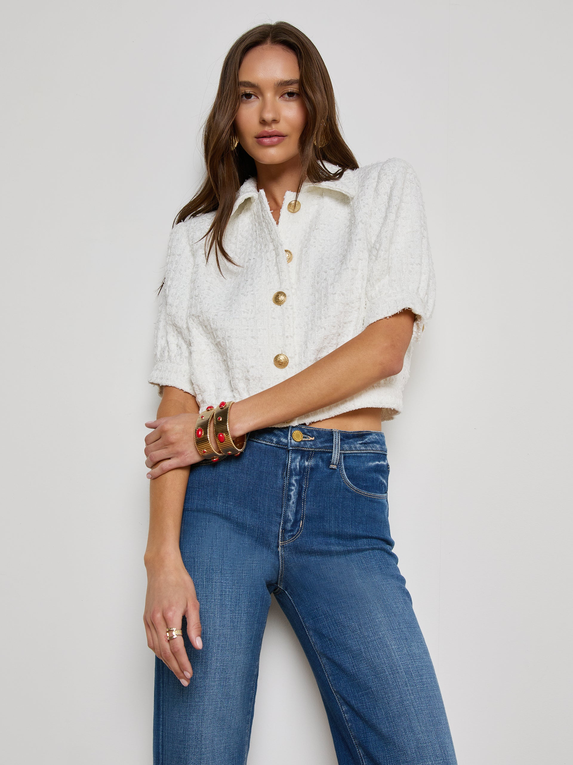 Cove Cropped Tweed Jacket