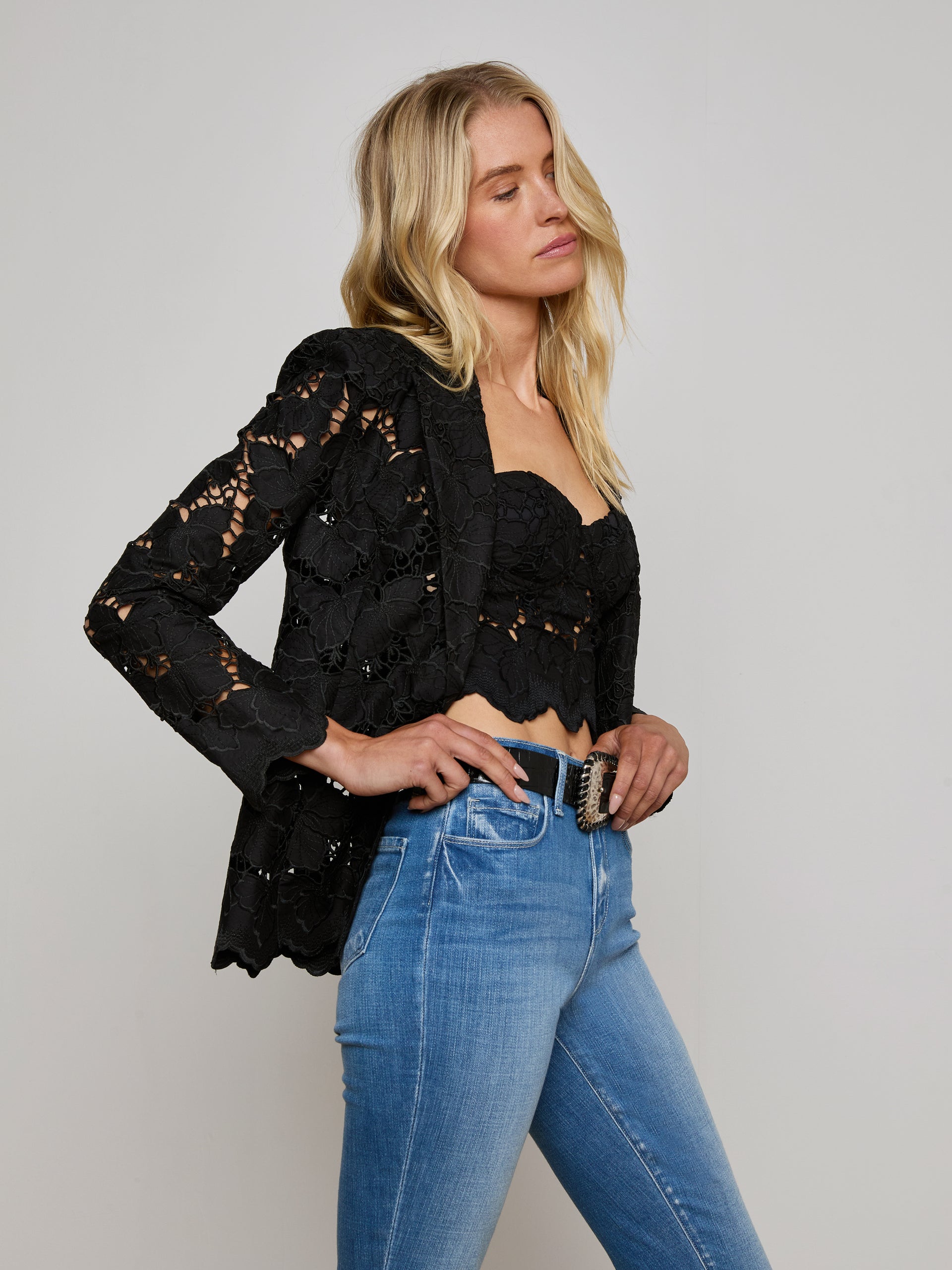 Clementine Lace Blazer