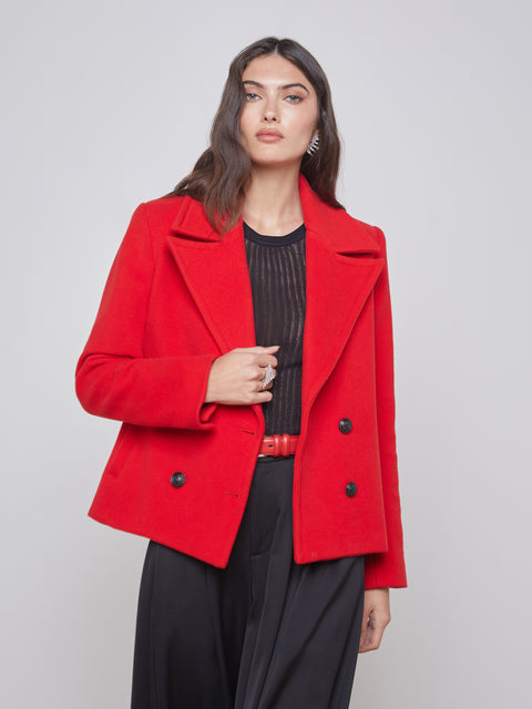 Athens Cropped Peacoat