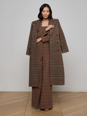 Manteau à plaid kolina