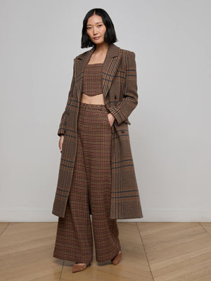 Manteau à plaid kolina