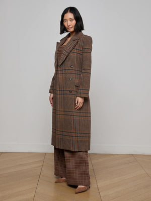 Manteau à plaid kolina