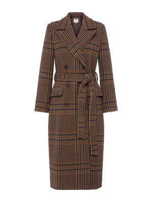 Manteau à plaid kolina