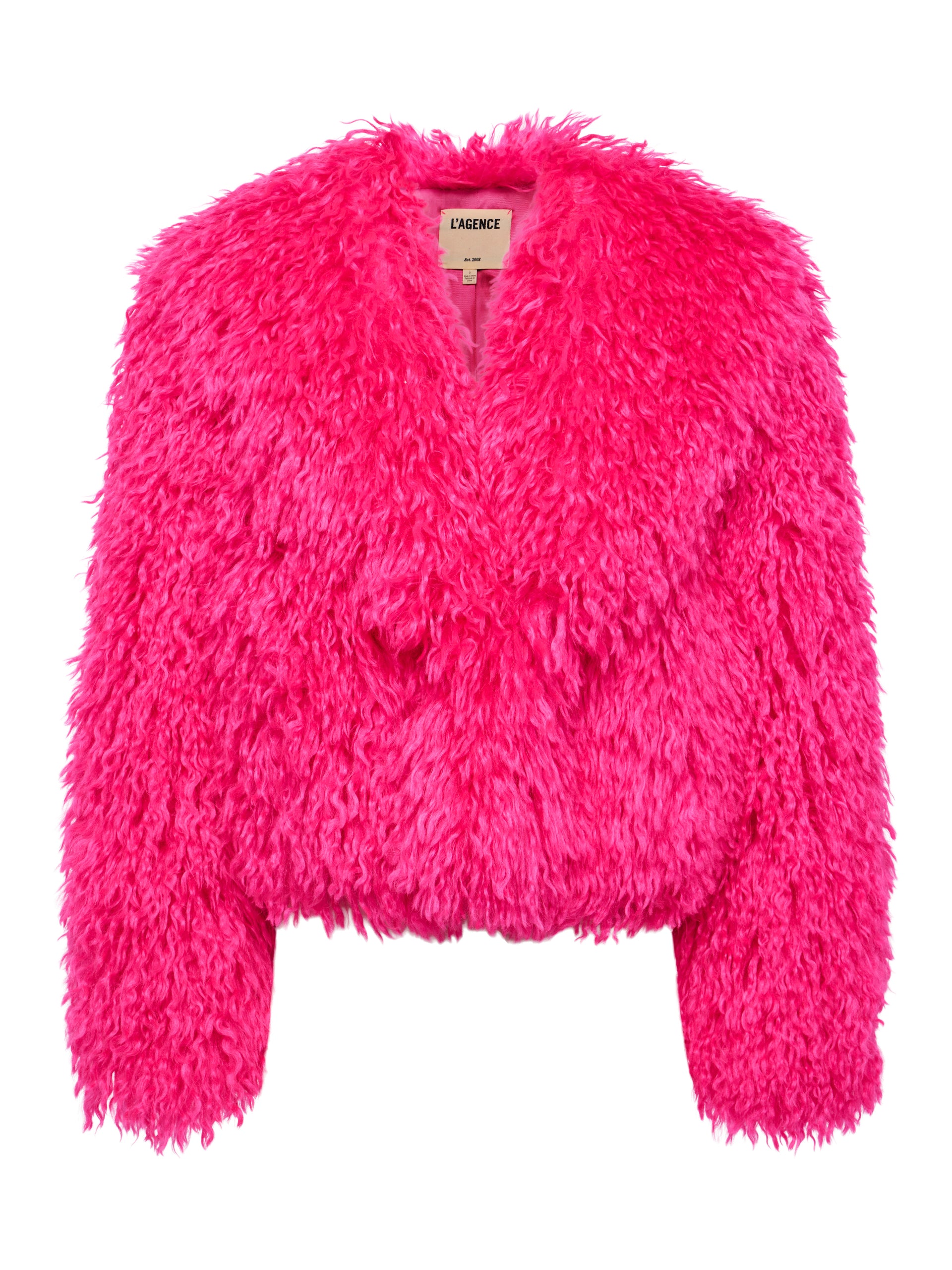 Davy Faux Fur Jacket jacket L'AGENCE Sale