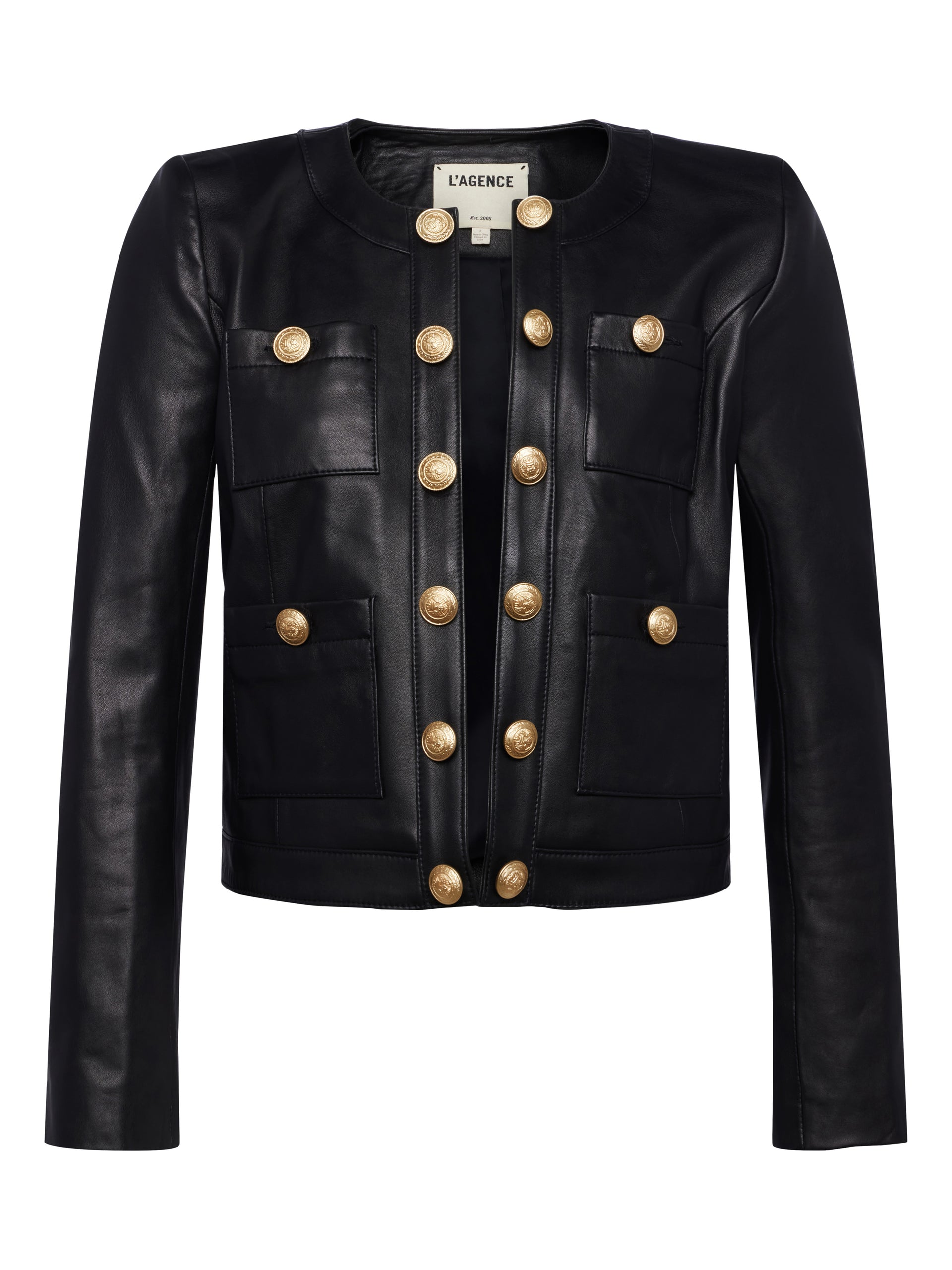 Jayde Leather Jacket jacket L'AGENCE   