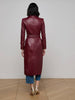 Trench en cuir Celina
