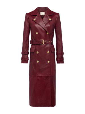 Trench en cuir Celina