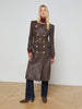 Celina Leather Trench Coat coat L'AGENCE   