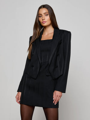 Blazer a strisce Lila