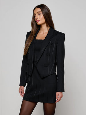 Blazer a strisce Lila