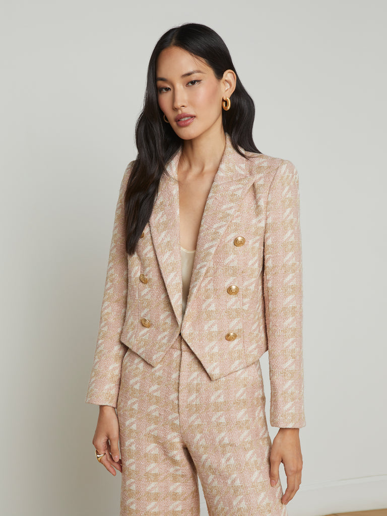 Lila Tweed Blazer blazer L'AGENCE