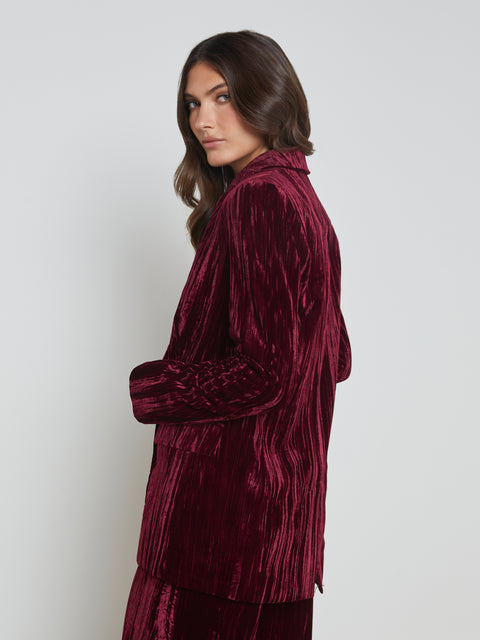 Aimee Velvet Blazer coming soon L'AGENCE   