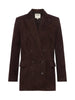 Aimee Oversized Suede Blazer