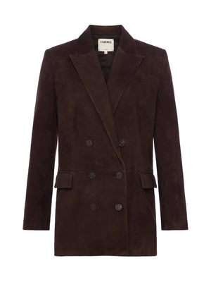 Aimee Oversized Suede Blazer