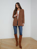 Aimee Suede Blazer blazer L'AGENCE   