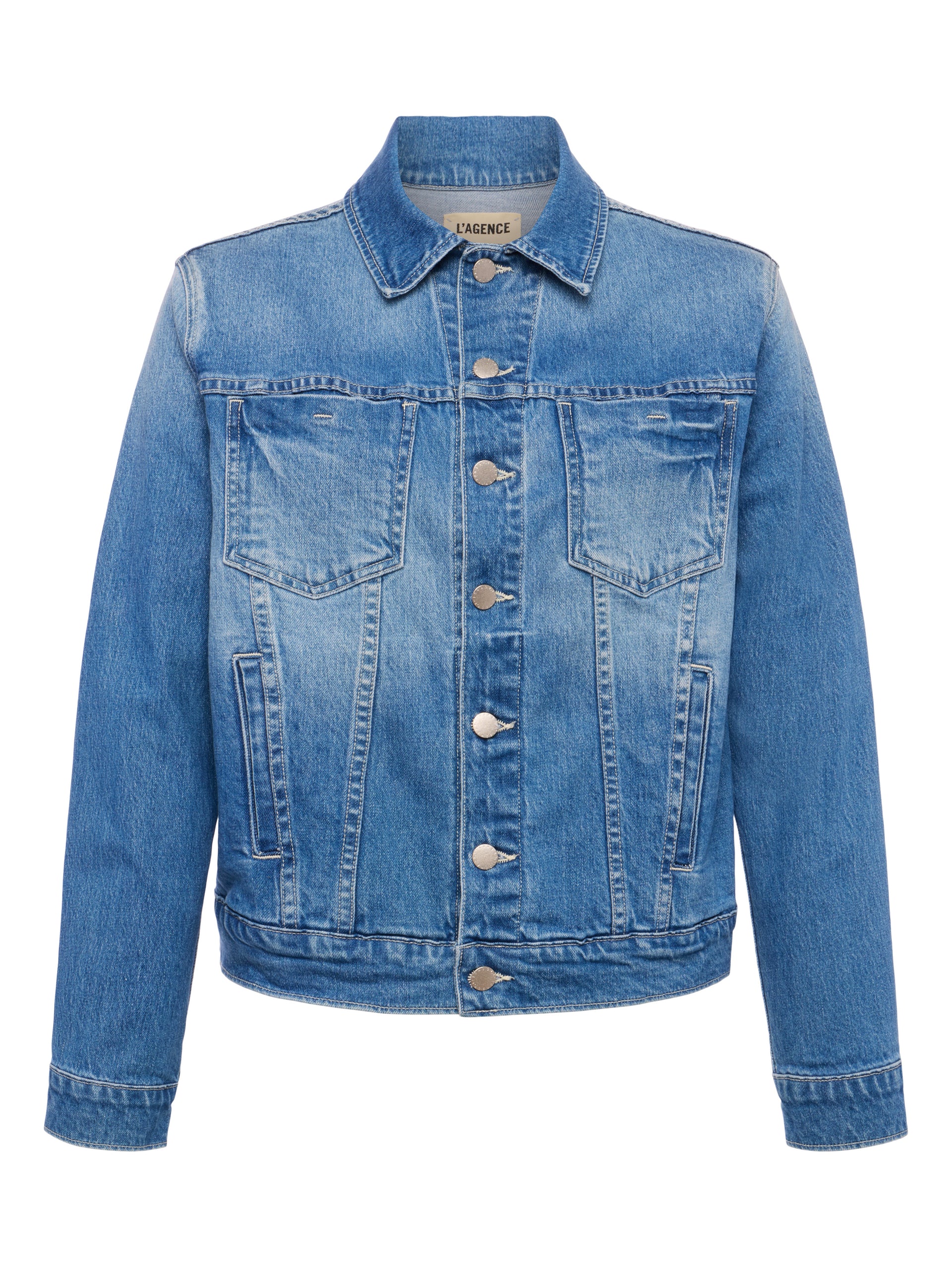 Mack Oversized Denim Jacket jacket L'AGENCE