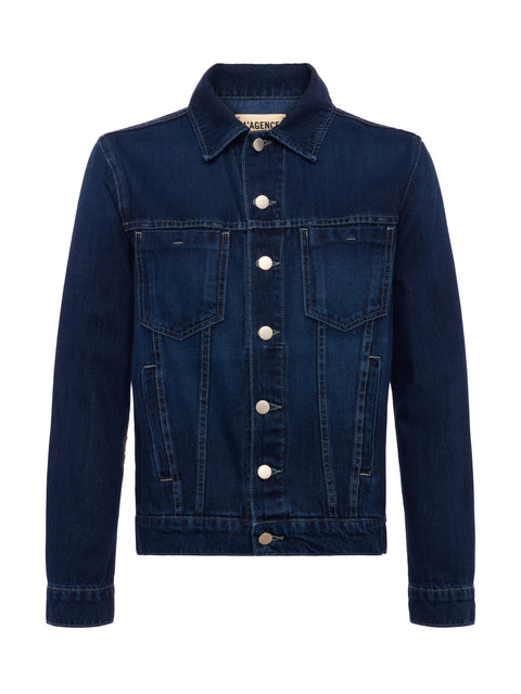 Mack Oversized Denim Jacket jacket L'AGENCE   