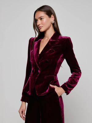Marie Velvet Blazer