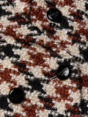 Marie Houndstooth Tweed Blazer