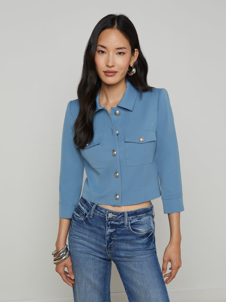 Kumi Cropped Jacket jacket L'AGENCE