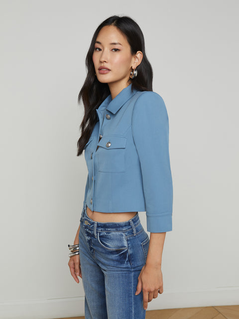 Kumi Cropped Jacket jacket L'AGENCE