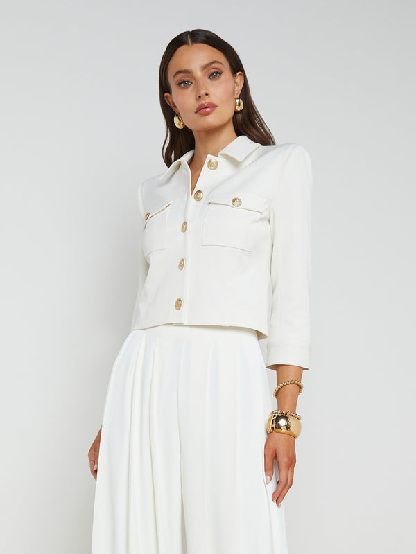 Kumi Cropped Jacket jacket L'AGENCE   