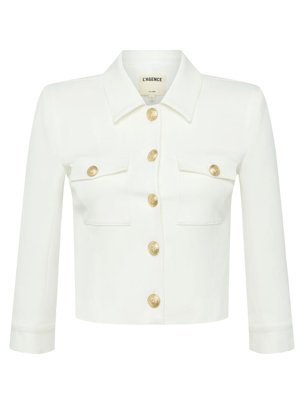 Kumi Cropped Jacket jacket L'AGENCE   