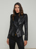 Bethany Leather Blazer blazer L'AGENCE